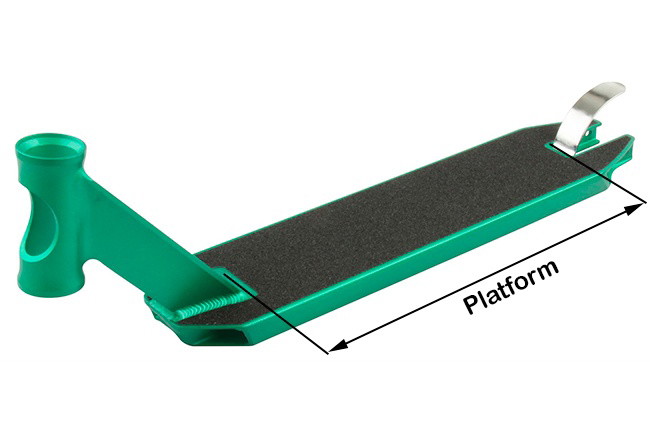 Espaço útil para os pés num deck