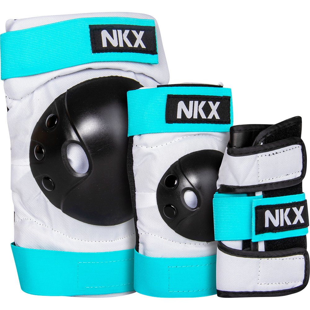 NKX Kids 3-Pack Pro Protective Gear - Joelhos, Cotovelos e Muñheiras