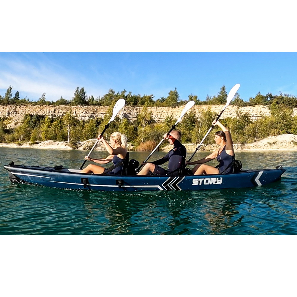 Kayak Inflável Story Highline para 3 Pessoas