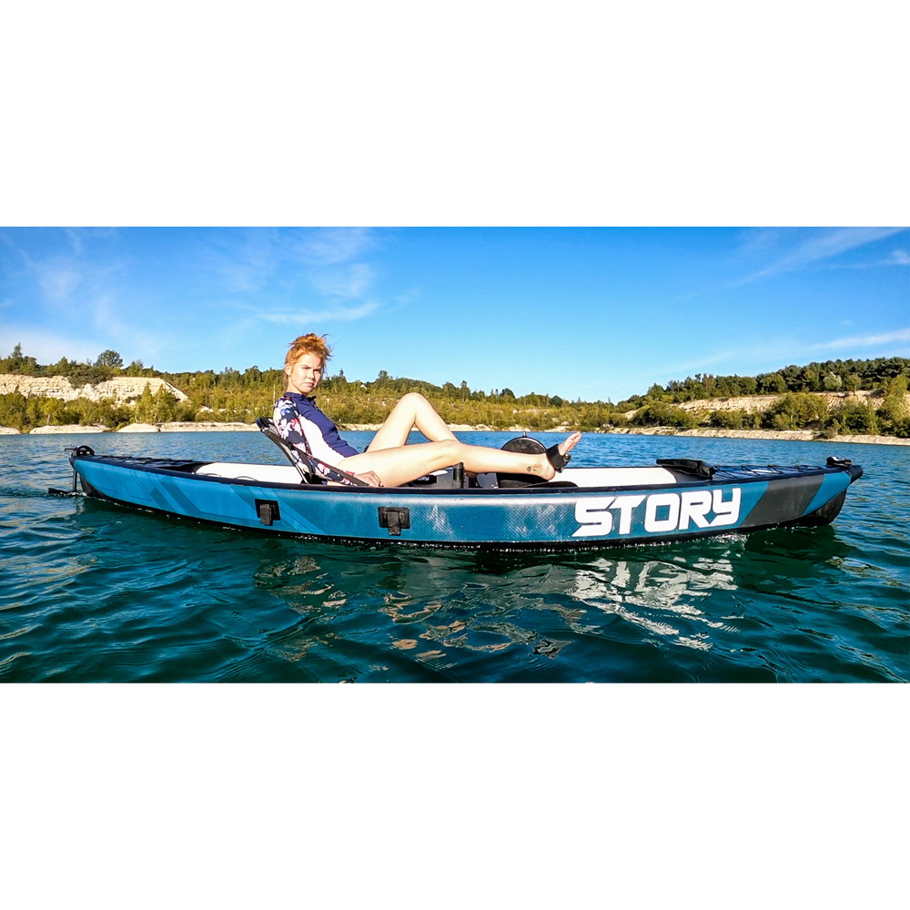 Kayak Inflável a Pedal para 1 Pessoa