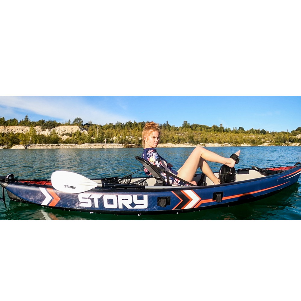 Kayak Inflável a Pedal para 1 Pessoa