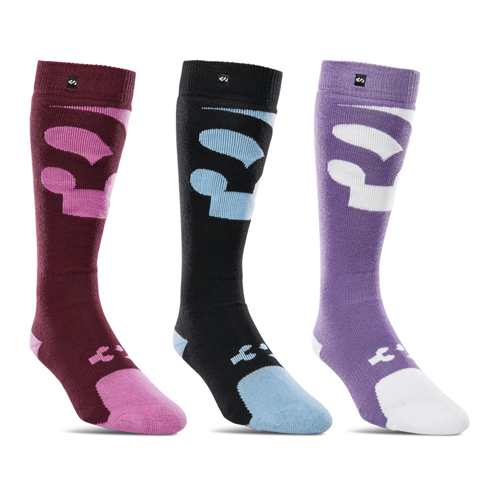 ThirtyTwo Cutout 3-pk Meias de esqui