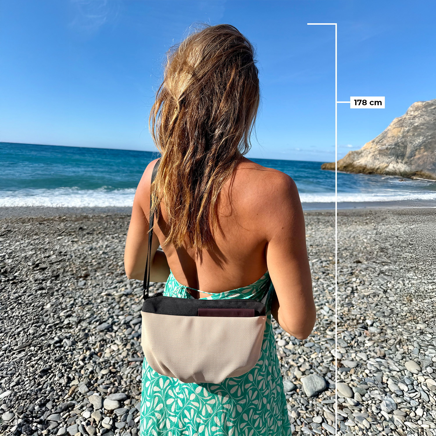 Annox On-The-Go Sling Bag – Mochila à Prova de Água para Skate e Patinete