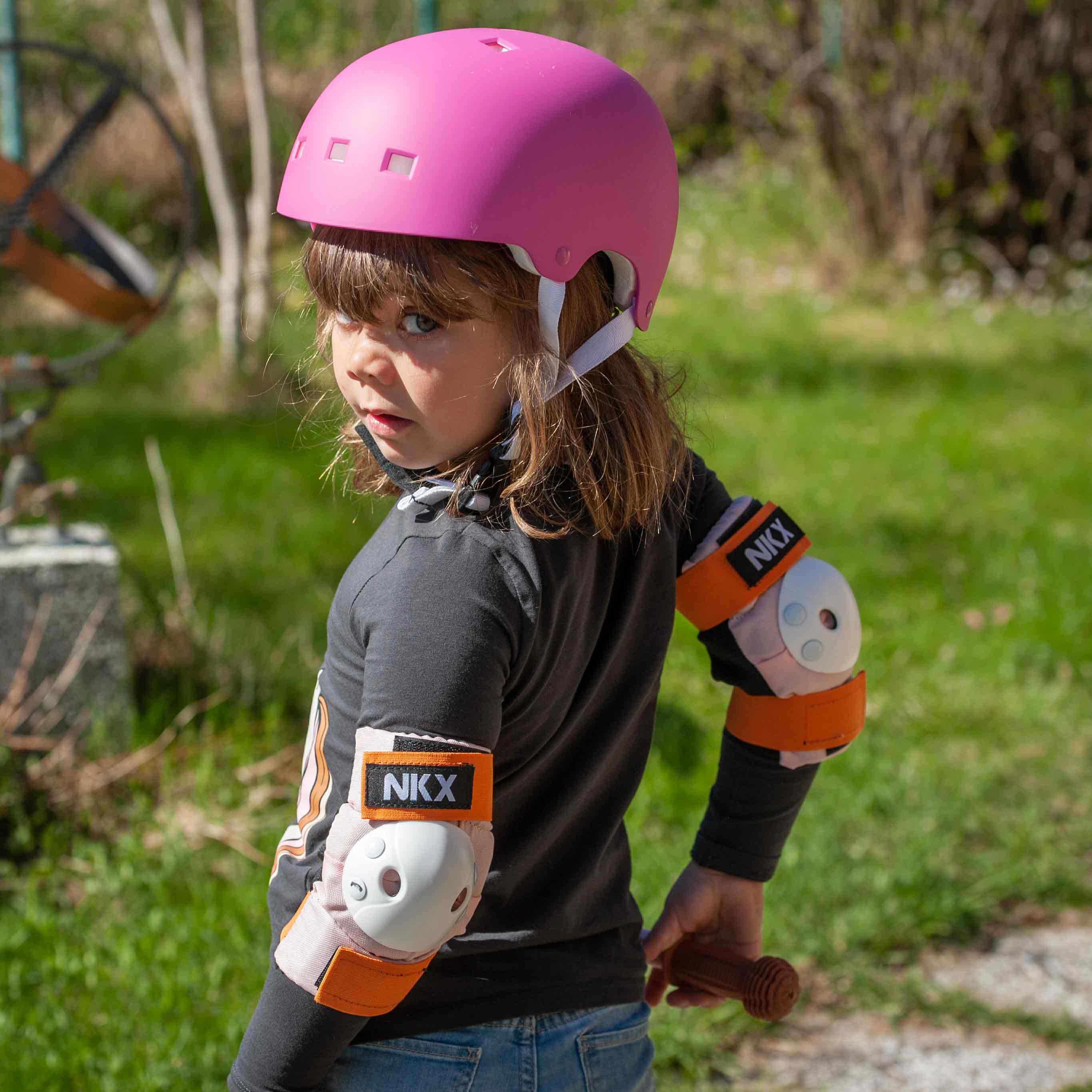 NKX Kids 3-Pack Pro Protective Gear - Joelhos, Cotovelos e Muñheiras