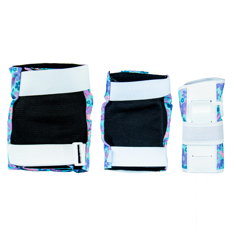 Conjunto Pro de Equipamento de Proteção NKX 3-Pack - Protetores de Joelhos, Cotovelos e Pulso