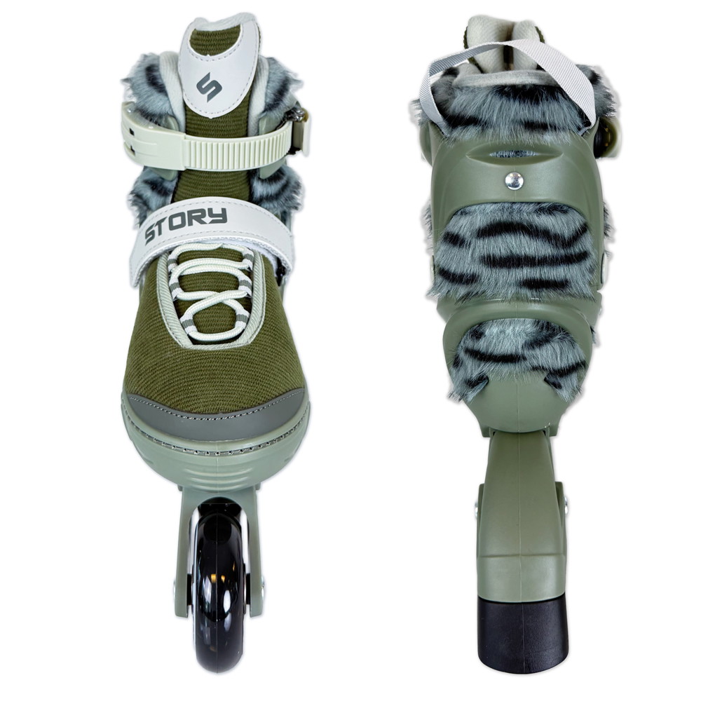 Patins Inline Ajustáveis Story Fur