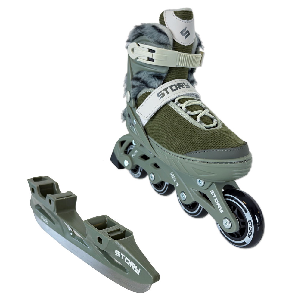 Patins Inline Ajustáveis Story Fur