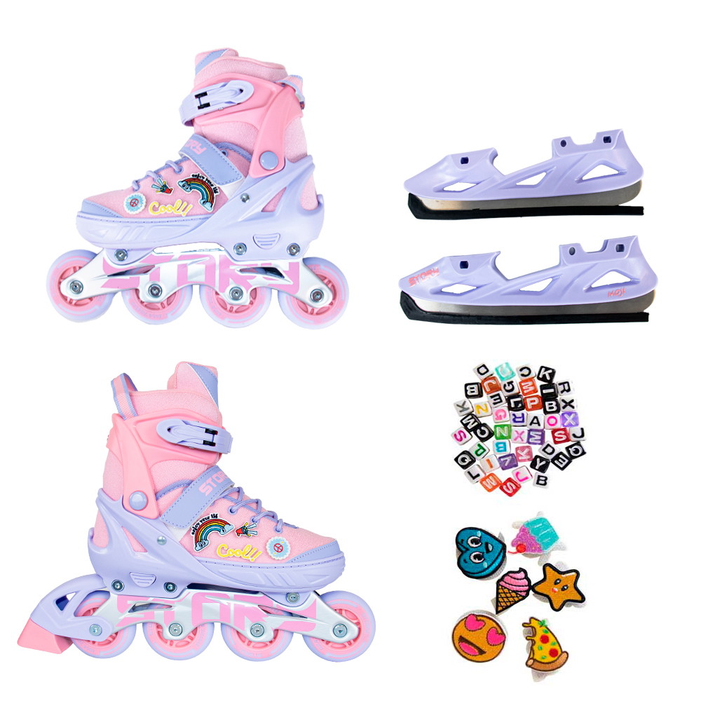 Patins Inline Ajustáveis Story Moji