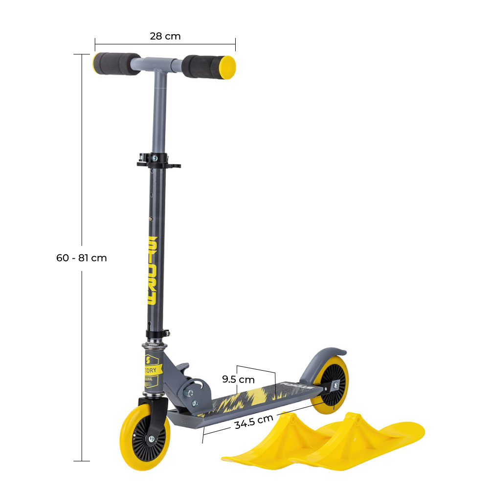 Story Freshie Patinete Ajustável para Crianças / Patinete de Neve