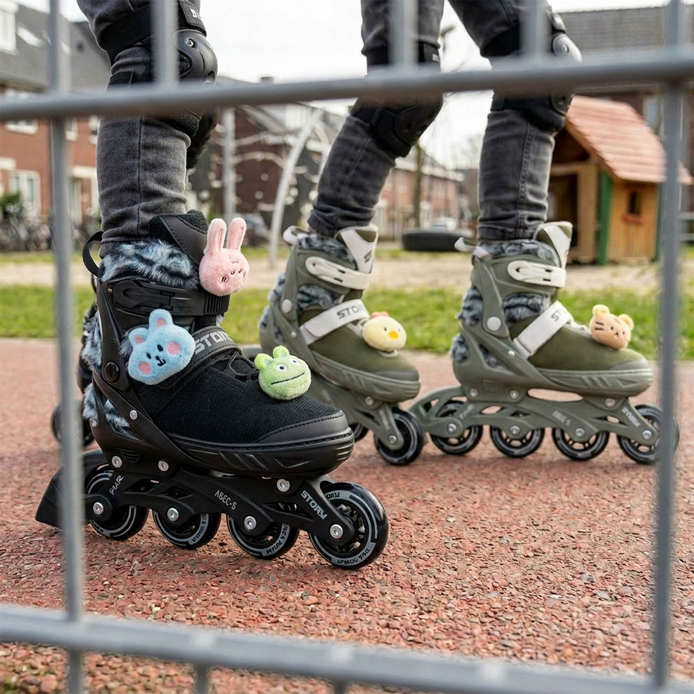 Patins Inline Ajustáveis Story Fur