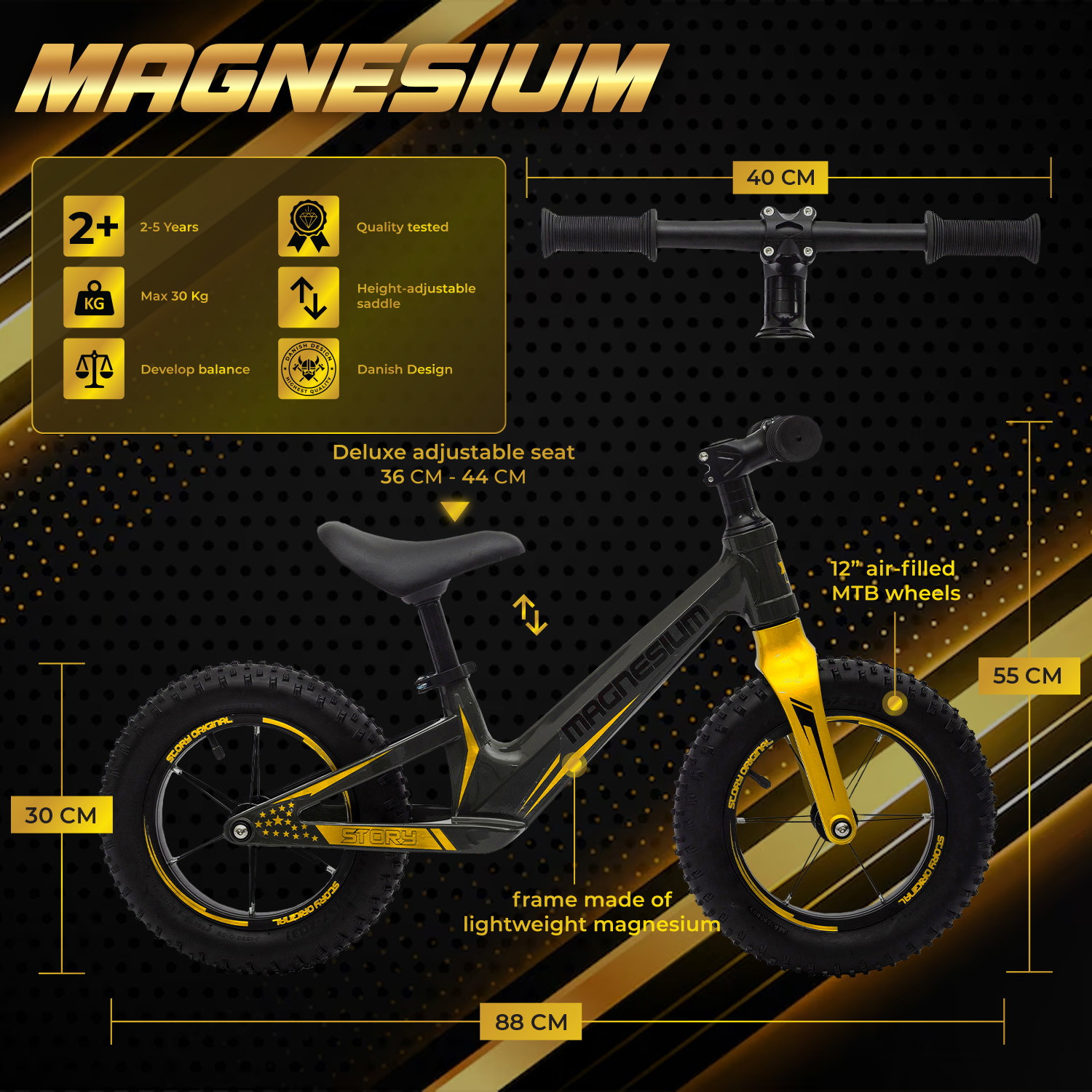 Story Magnesium Bicicleta do aluno