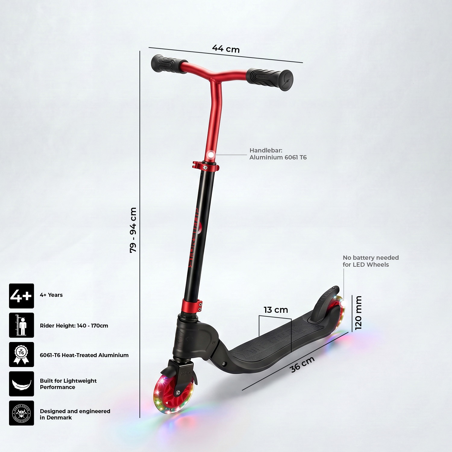 Story Flip Dobrável LED Trottinette