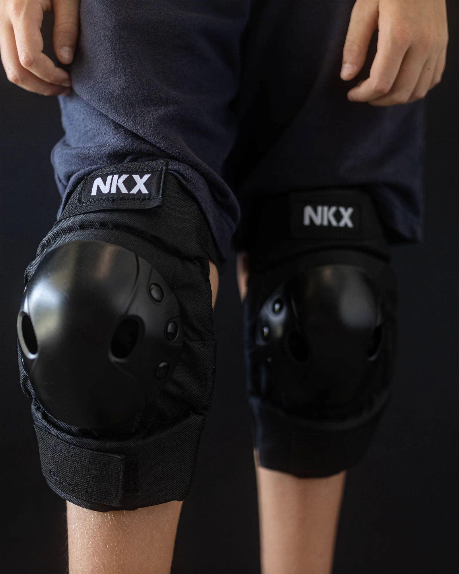 NKX Kids 3-Pack Pro Protective Gear - Joelhos, Cotovelos e Muñheiras