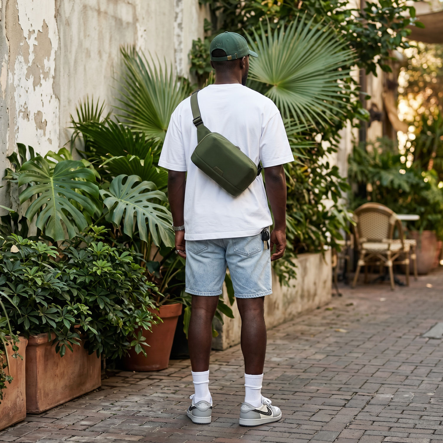 Annox Ecosmart Sling Bag – Bolsa resistente à água em material reciclado para trotinete, skate e patins