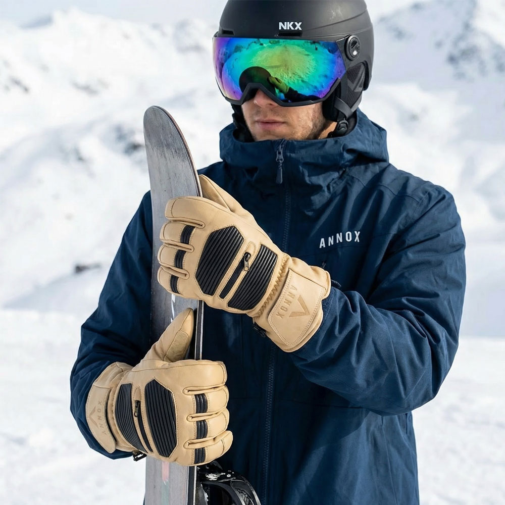 Annox Infinity Luvas de Esqui de Couro