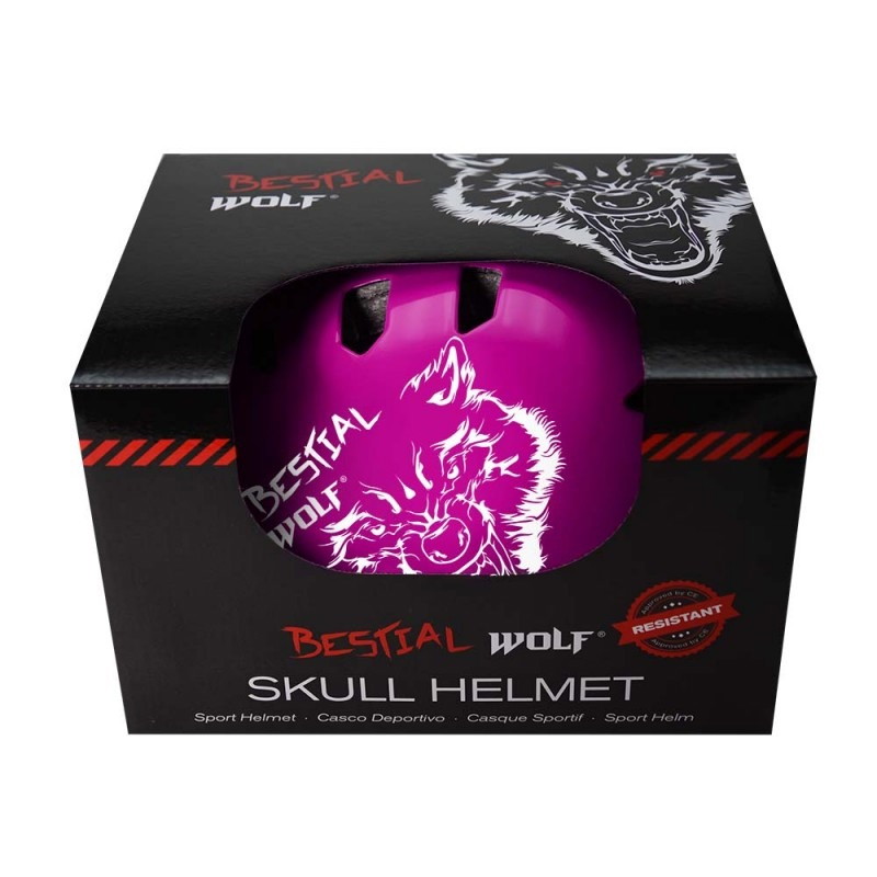 Bestial Wolf Skull Capacete