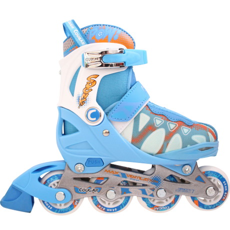 Patins Inline Azul Cougar Funky Kids