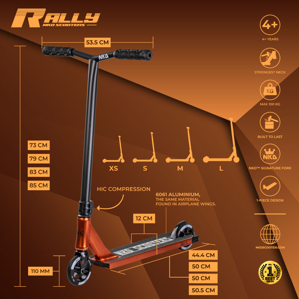 NKD Rally Stunt Scooter
