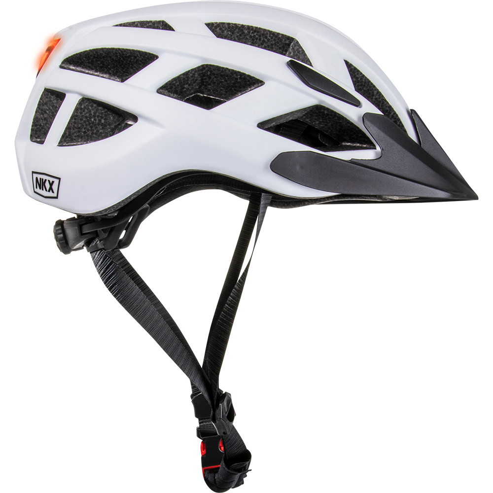 Capacete de Bicicleta LED NKX City com luz incorporada