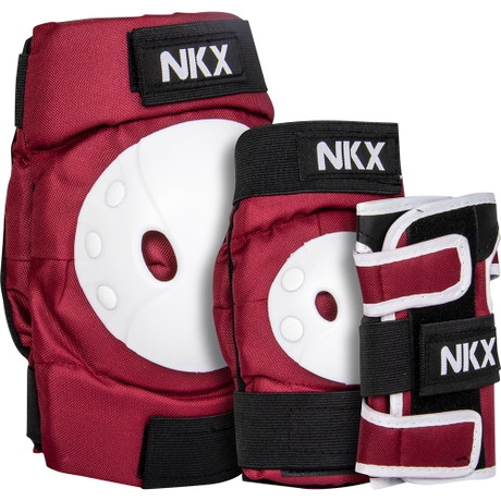 NKX Kids 3-Pack Pro Protective Gear - Joelhos, Cotovelos e Muñheiras