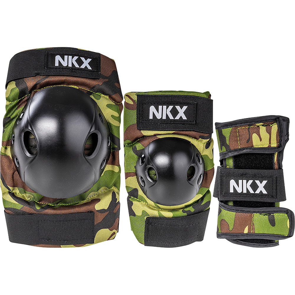 NKX Kids 3-Pack Pro Protective Gear - Joelhos, Cotovelos e Muñheiras