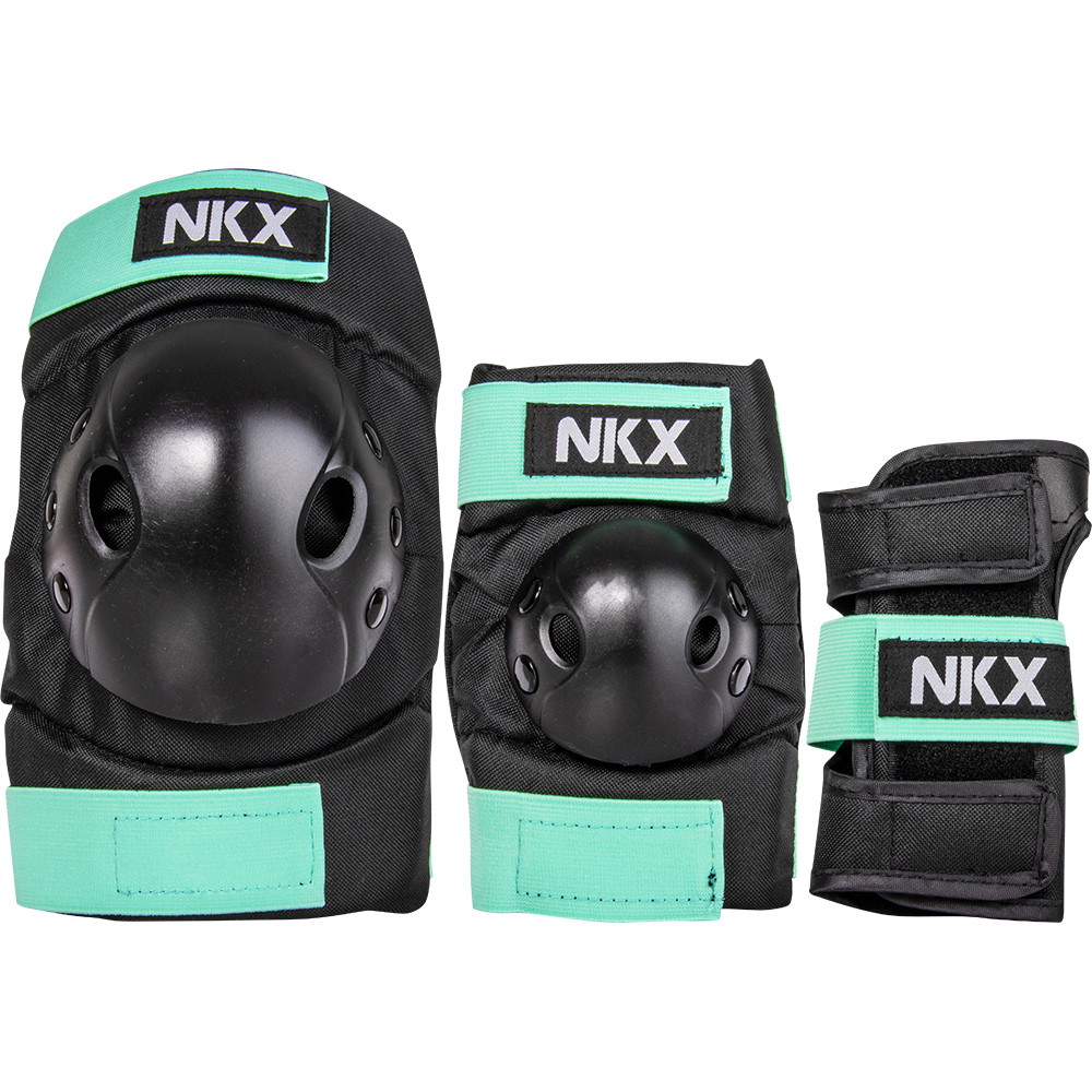 NKX Kids 3-Pack Pro Protective Gear - Joelhos, Cotovelos e Muñheiras