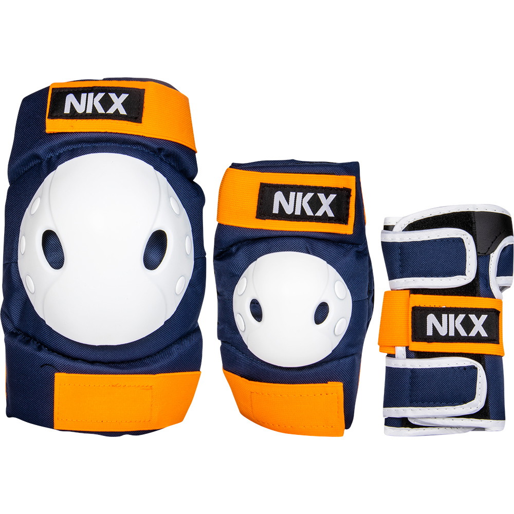 NKX Kids 3-Pack Pro Protective Gear - Joelhos, Cotovelos e Muñheiras