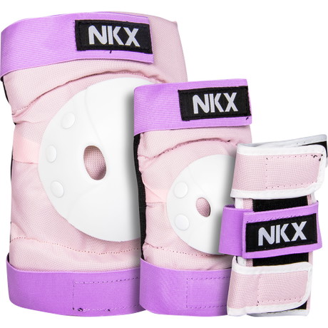 NKX Kids 3-Pack Pro Protective Gear - Joelhos, Cotovelos e Muñheiras