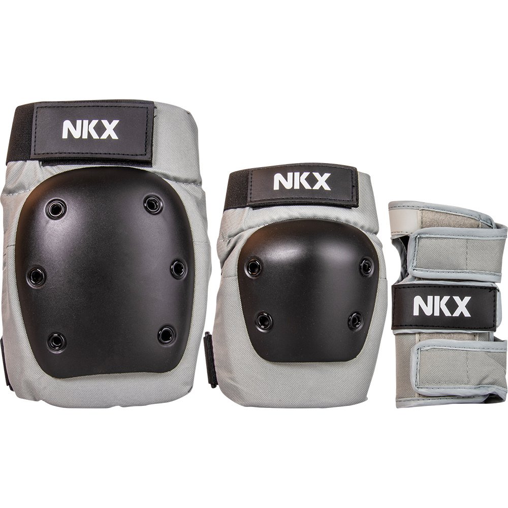 Conjunto Pro de Equipamento de Proteção NKX 3-Pack - Protetores de Joelhos, Cotovelos e Pulso