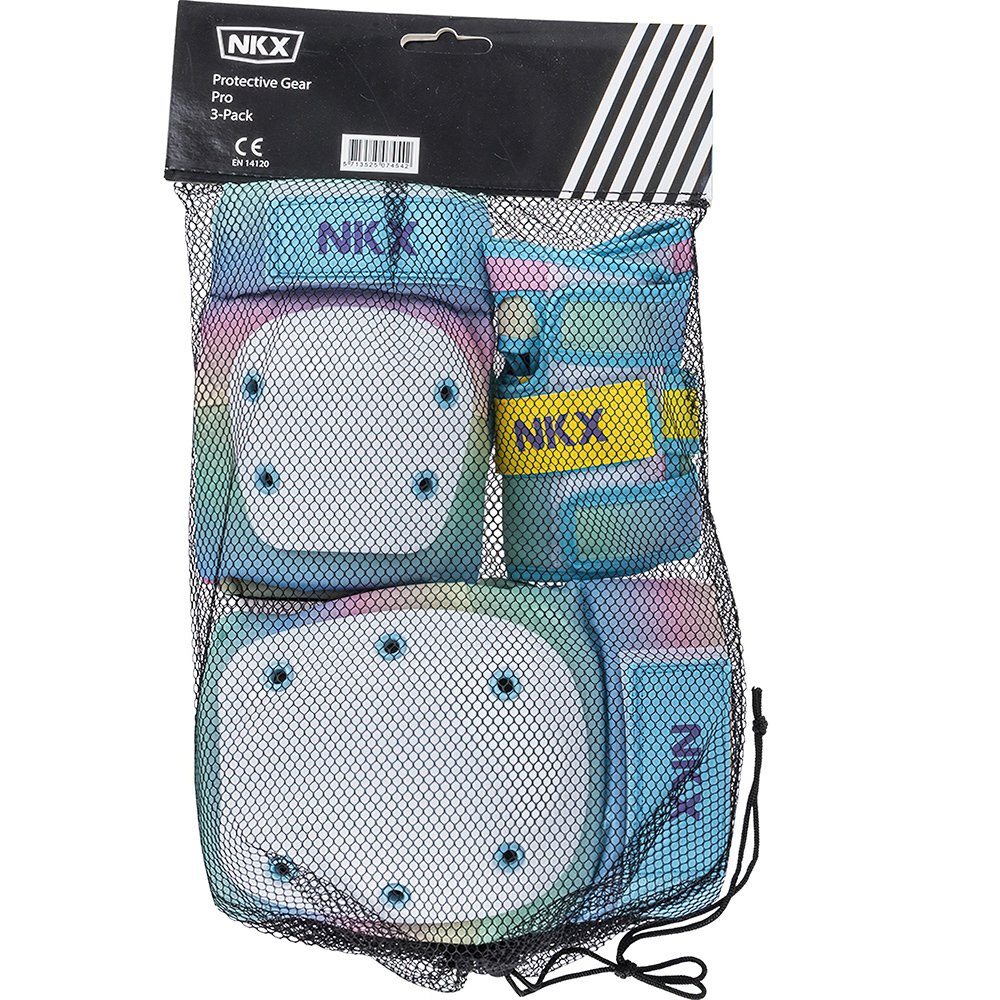 NKX 3 Partes Equipamento De Proteção Esportivo - Joelheiras, cotoveleiras e Munhequeiras