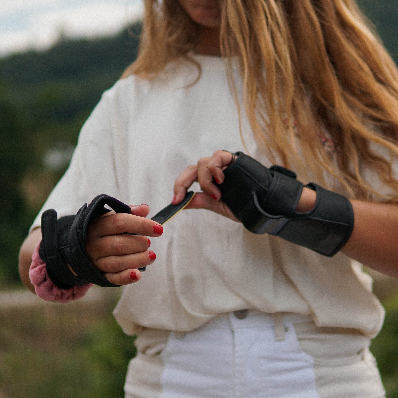 NKX 3 Partes Equipamento De Proteção Esportivo - Joelheiras, cotoveleiras e Munhequeiras