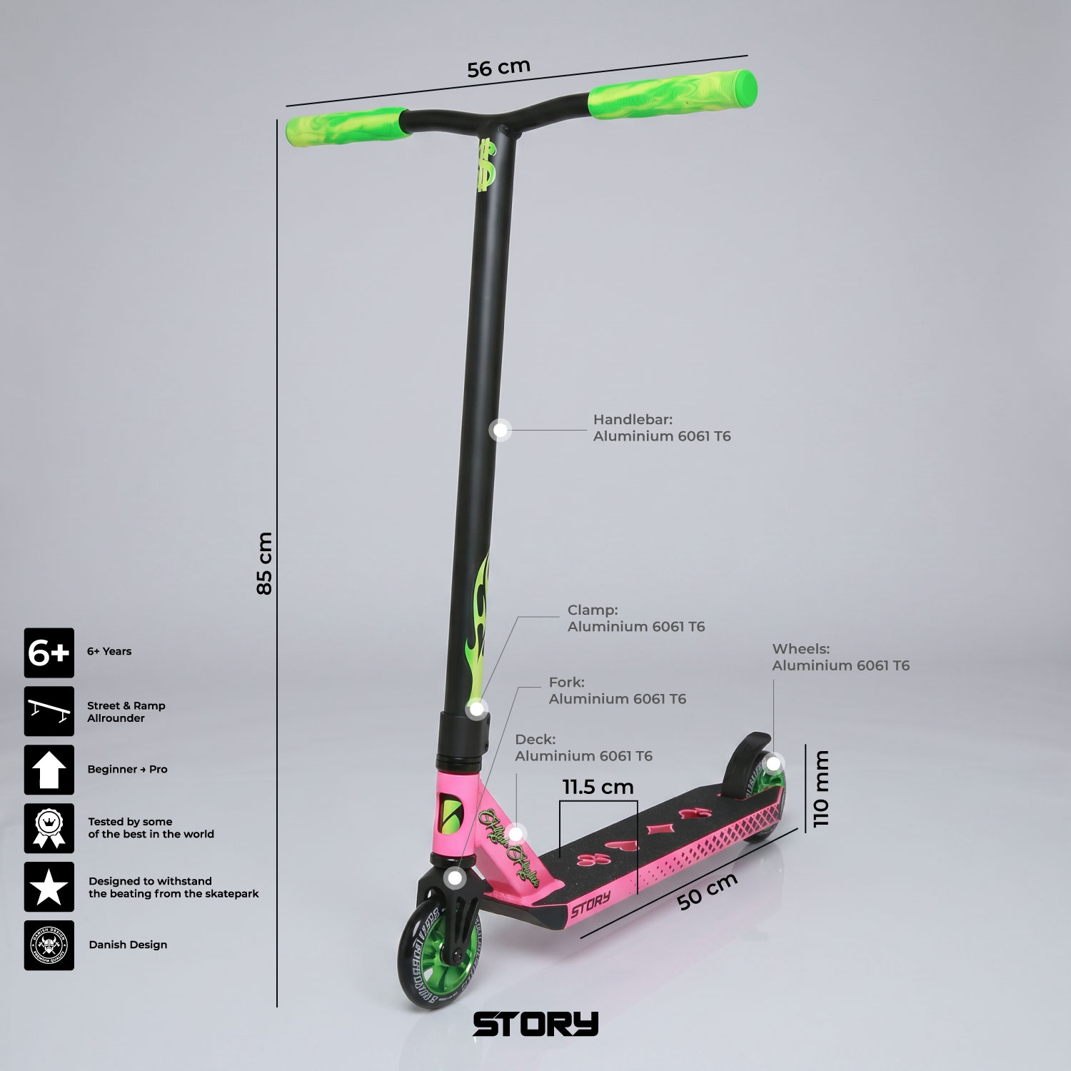 História High Roller Air Stunt Scooter
