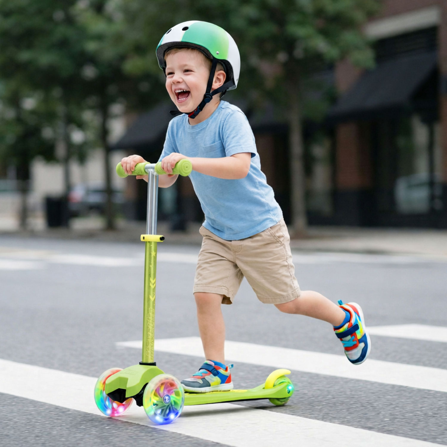 Story MoveLite 3-Wheel LED Criança Trottinette