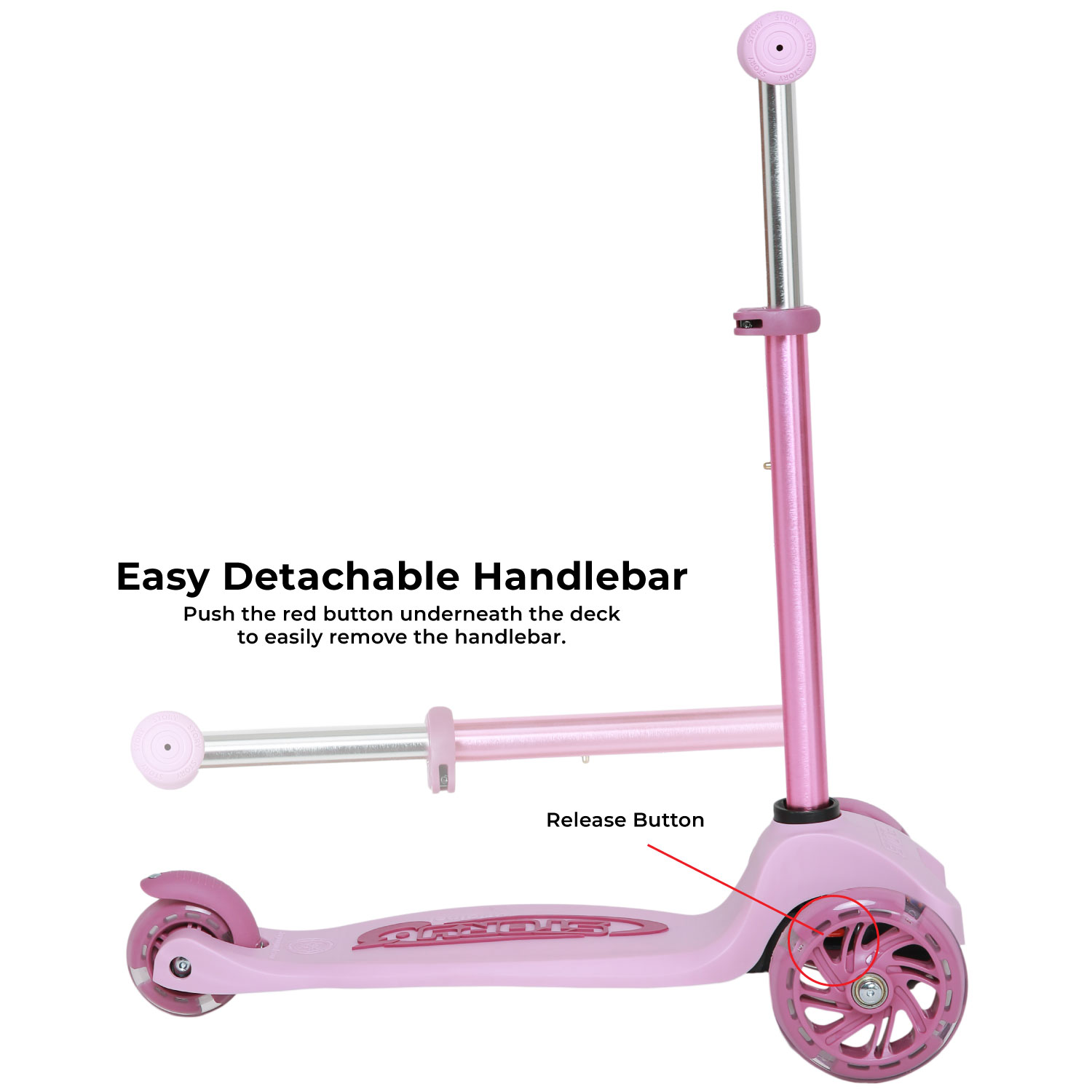Story MoveLite 3-Wheel LED Criança Trottinette