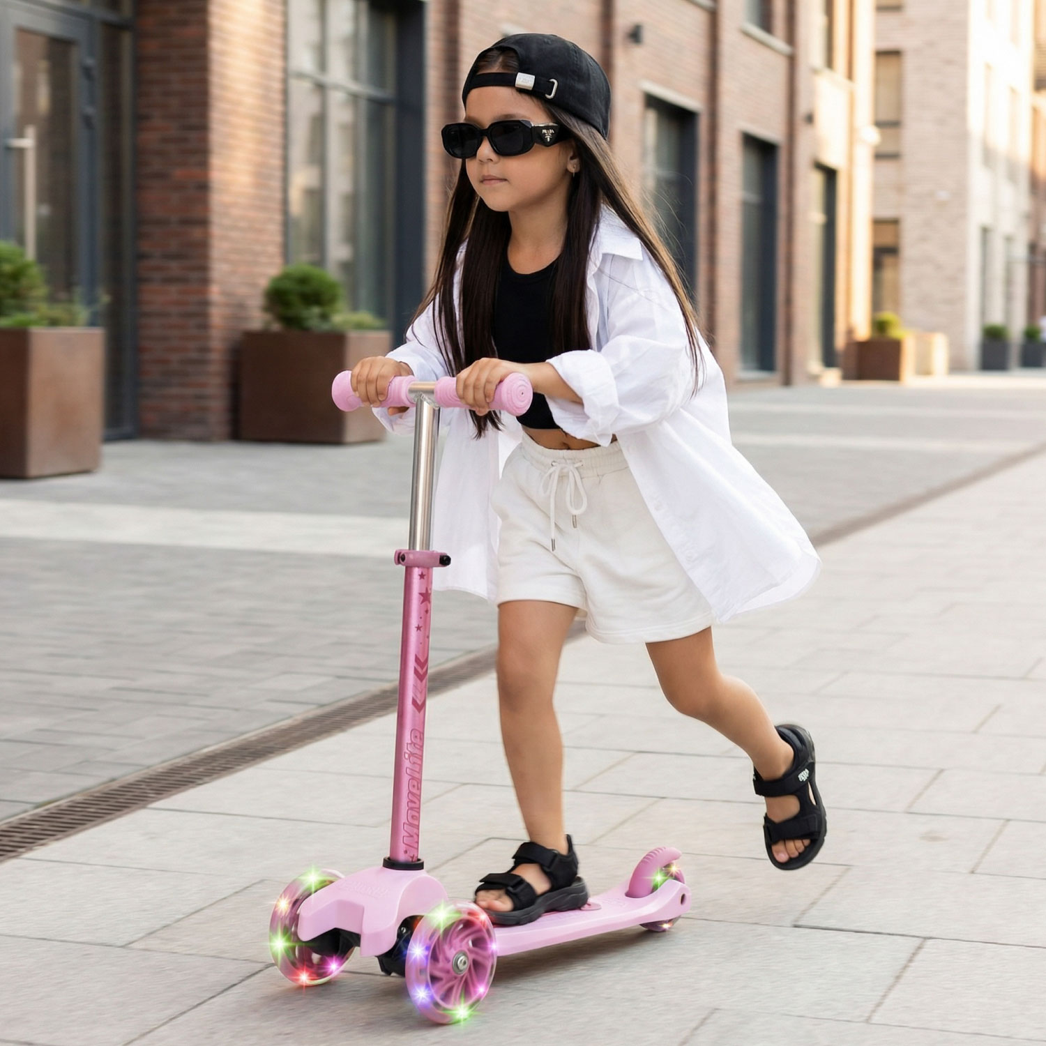 Story MoveLite 3-Wheel LED Criança Trottinette