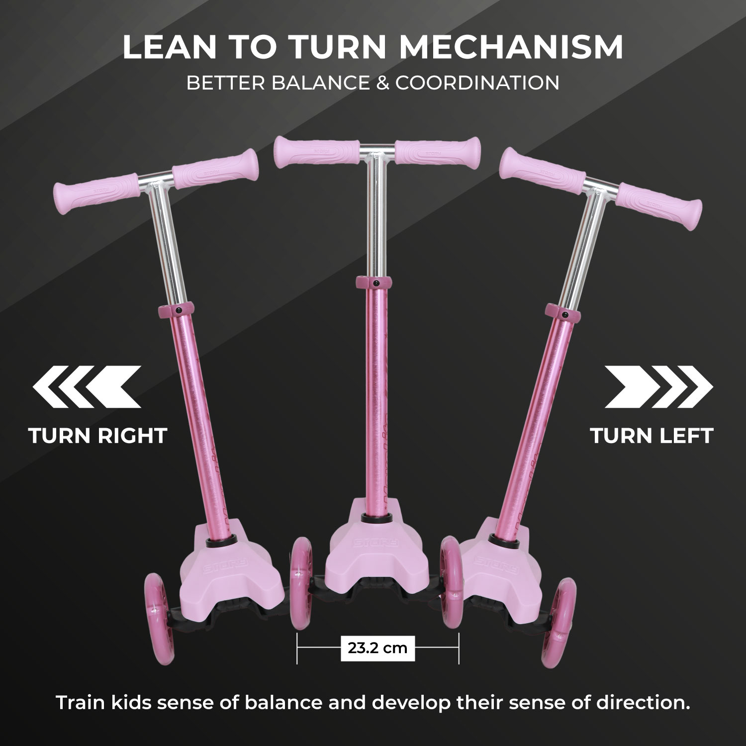 Story MoveLite 3-Wheel LED Criança Trottinette