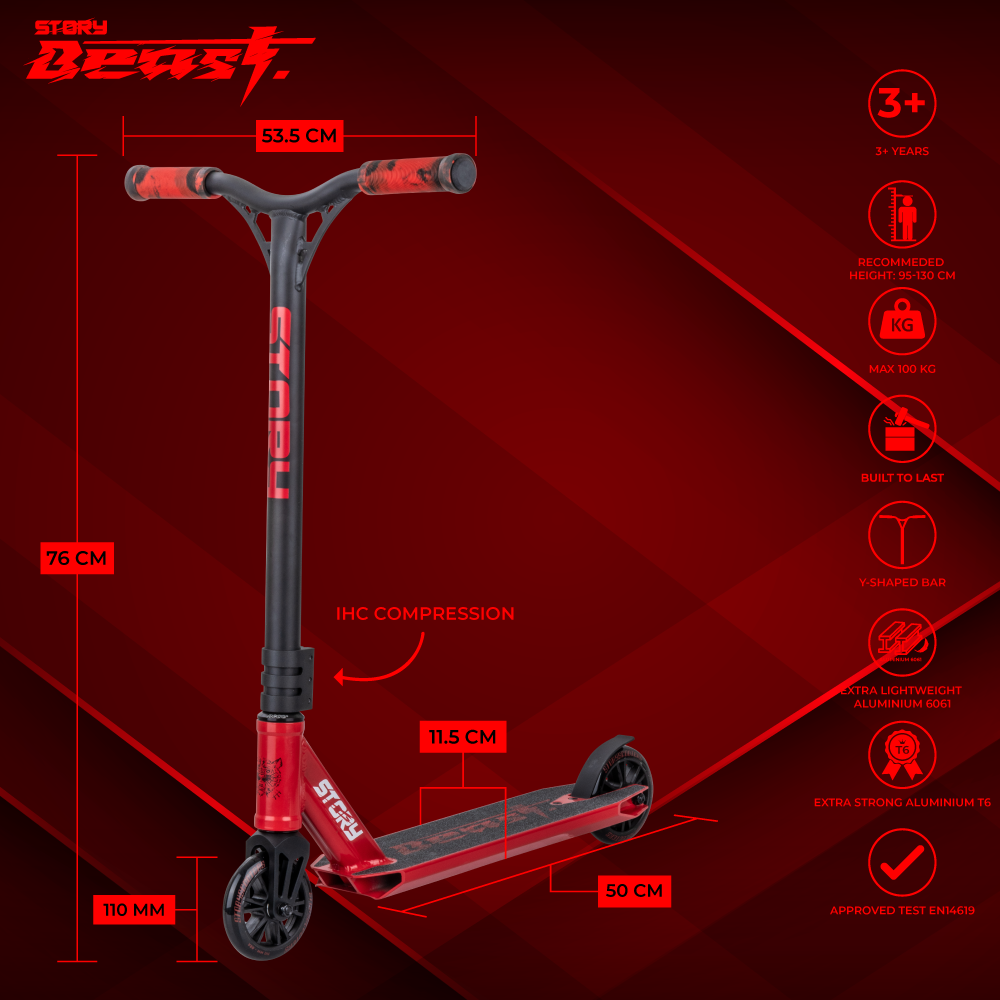 Story Beast Trotinette de Acrobacias
