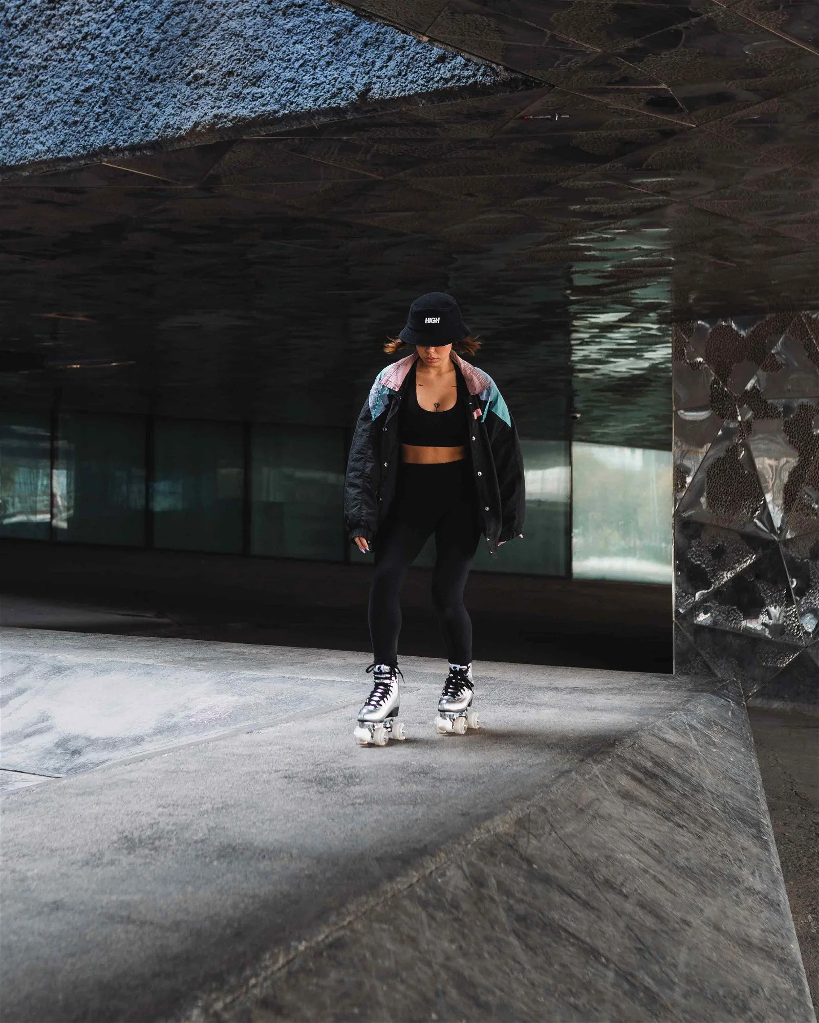 Patins Quad de Veludo Story Disco