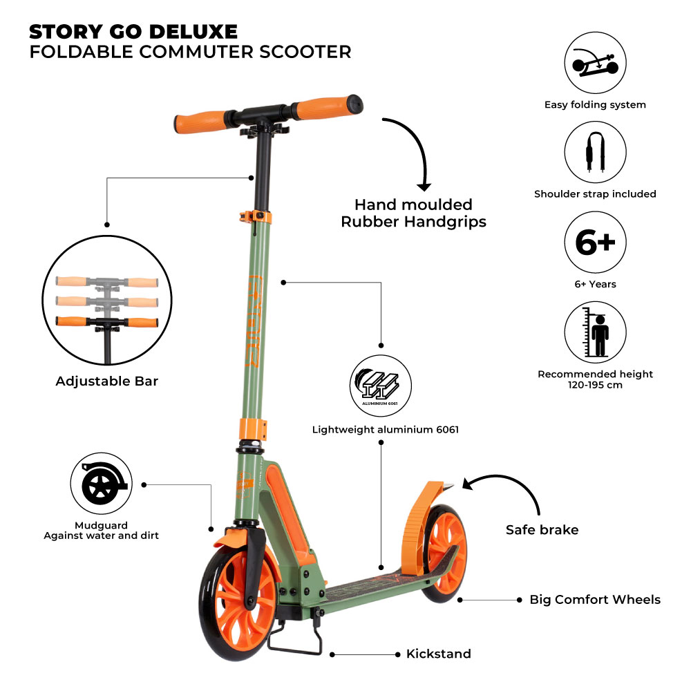 Story GO Deluxe Trottinette Commuter Dobrável