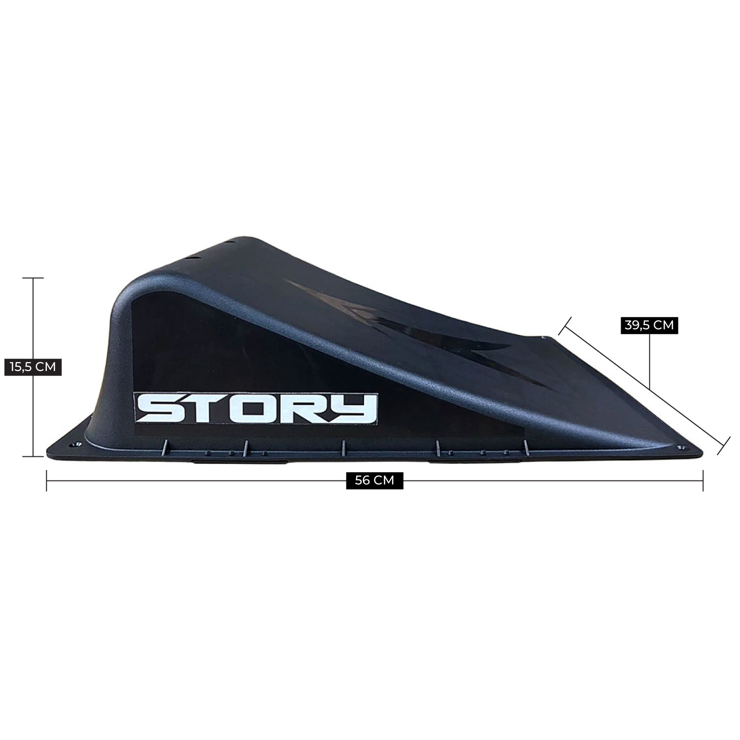 História Skate Jump / rampa para scooter profissional, truques de skate ou patins