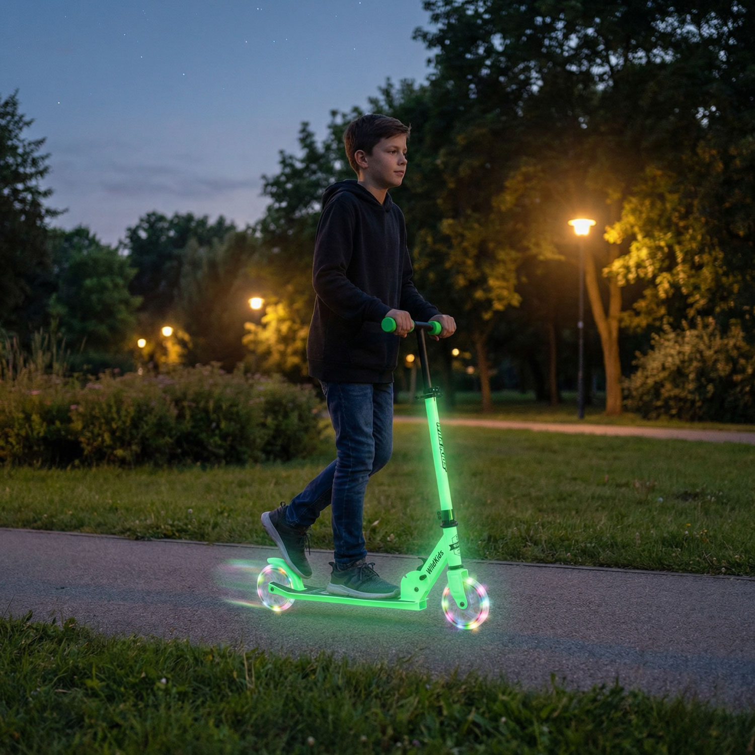 Scooter Dobrá Aventura para Crianças Dobrável